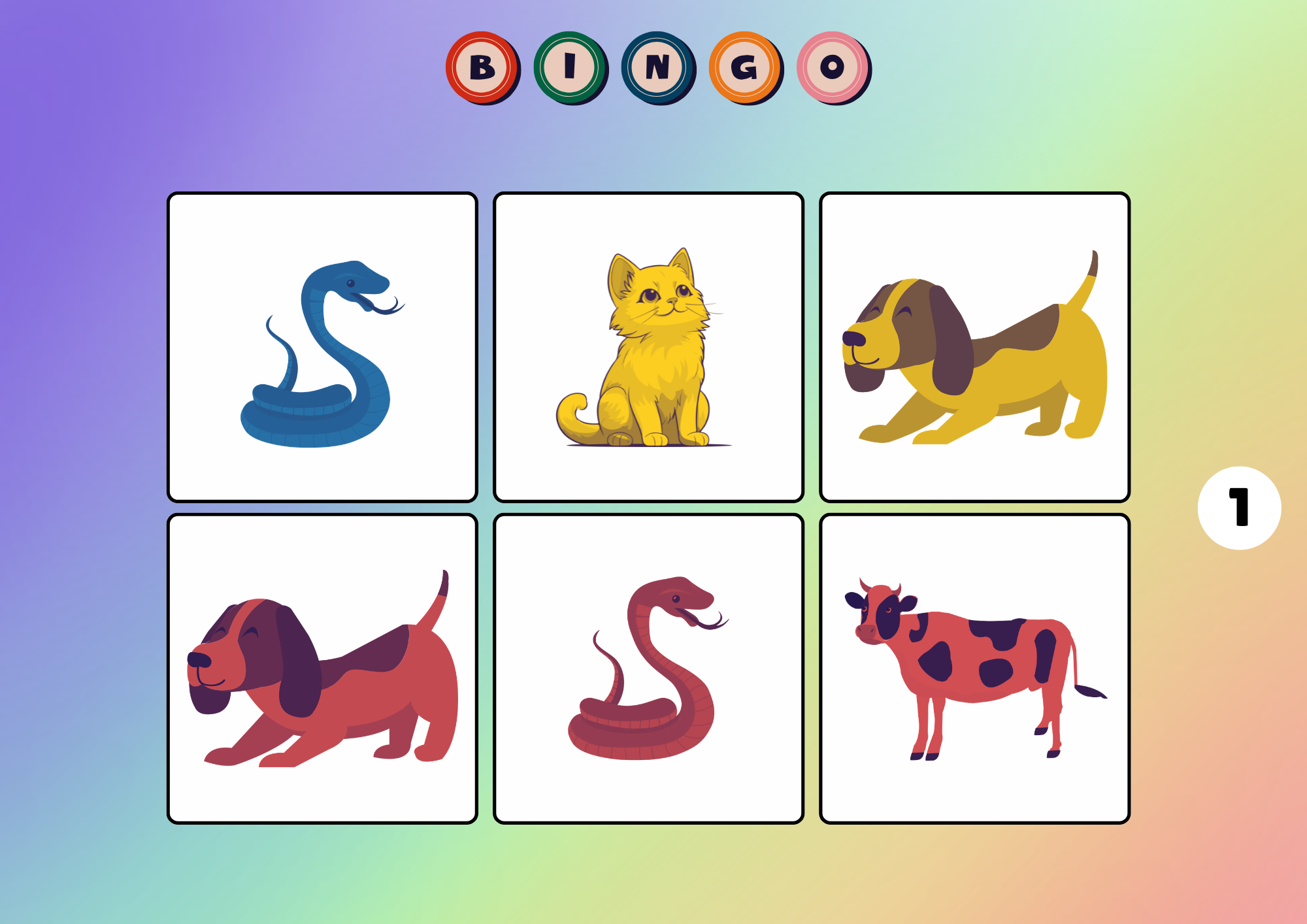 Anglais CP / CE1 / CE2 — Animaux — Couleurs